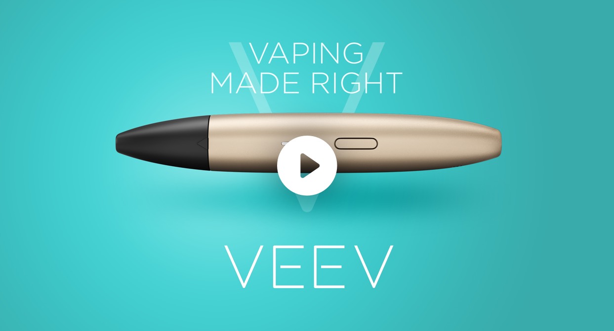 Gold VEEV vaping device - Vaping Made Right video