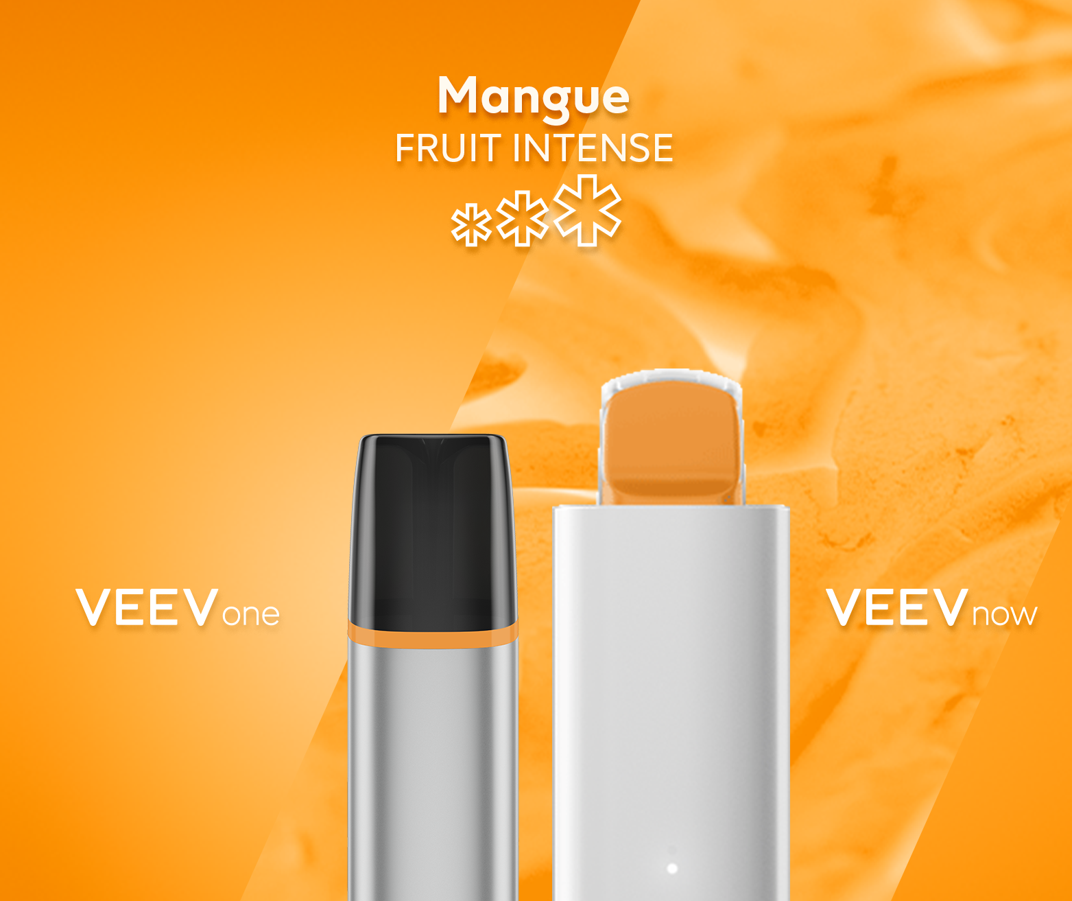 Appareil VEEV ONE et VEEV NOW Mangue 5 ml jetable- Fruit intense