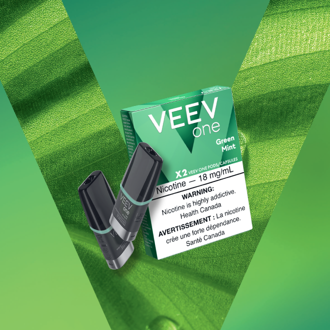 Pack of VEEV ONE Green Mint pods