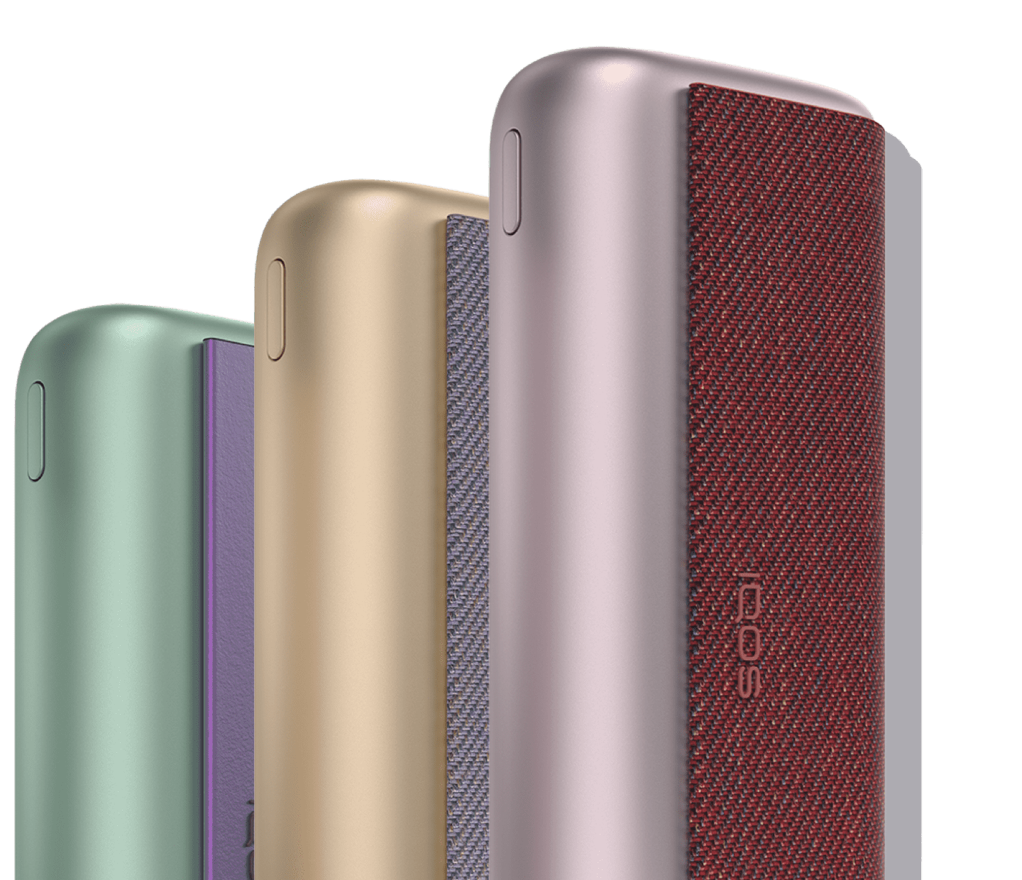 IQOS ILUMA PRIME devices in different colours.